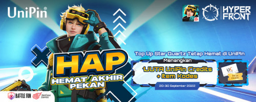 Promo HAP! Hemat Akhir Pekan Top Up Star Quartz Hyper Front di UniPin
